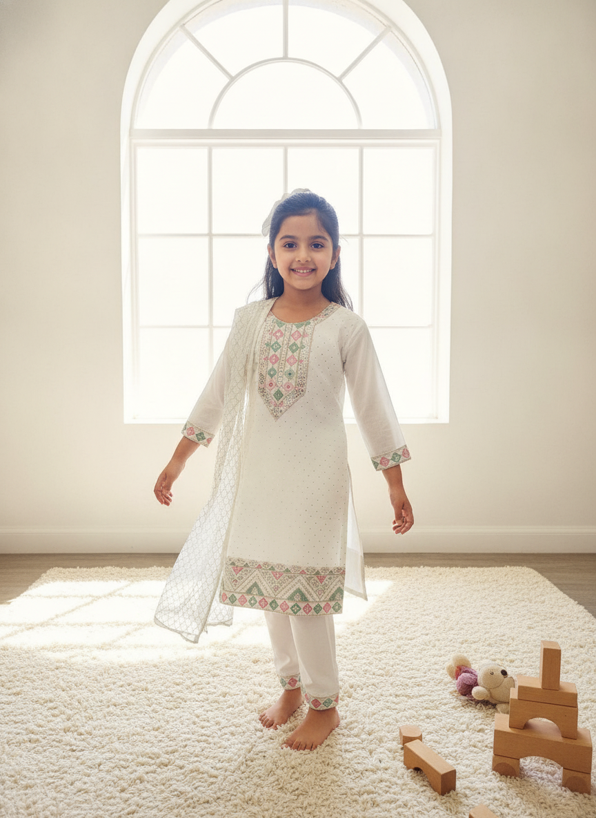 GIRLS CHURIDHAR (3PC)